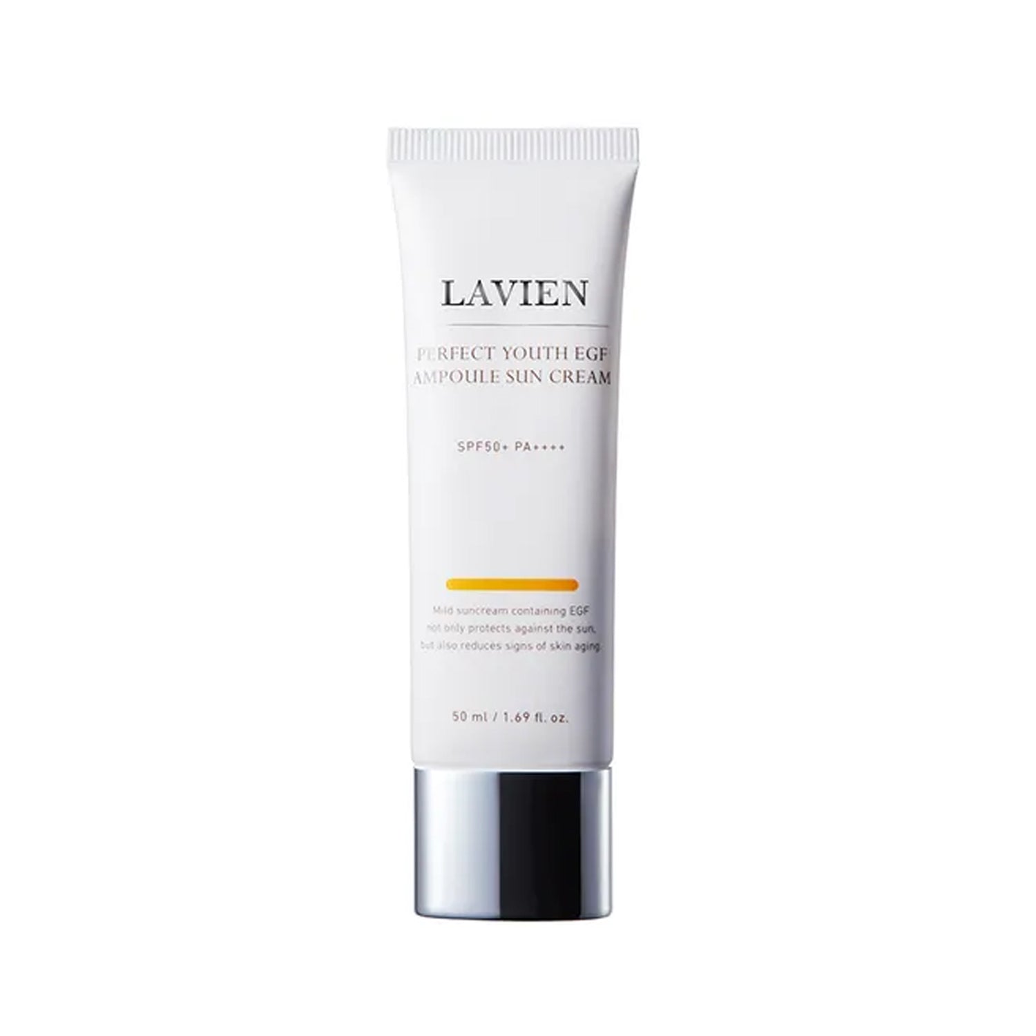 LAVIEN LAVIEN Perfect Youth EGF Ampoule Sun Cream SPF50+ PA++++ 50ml - anti-aging - front bottle shot