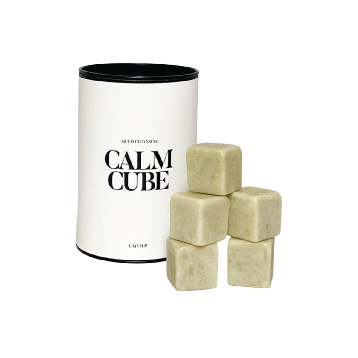 LAYER.P LAYER.P Multi Cleansing Calm Cube 100g - hydrating - front bottle shot