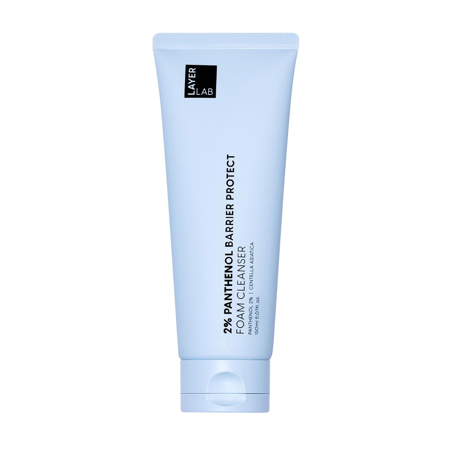 LAYER LAB LAYER LAB 2% Panthenol Barrier Protect Foam Cleanser 150ml - hydrating - front bottle shot