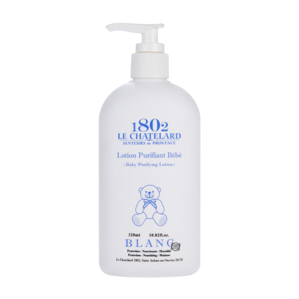 LE CHATELARD LE CHATELARD 1802 Baby Purifying Lotion Blanc 320ml - hydrating - front bottle shot