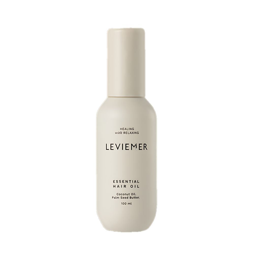 LEVIEMER LEVIEMER Essential Hair Oil 100ml - hydrating - front bottle shot