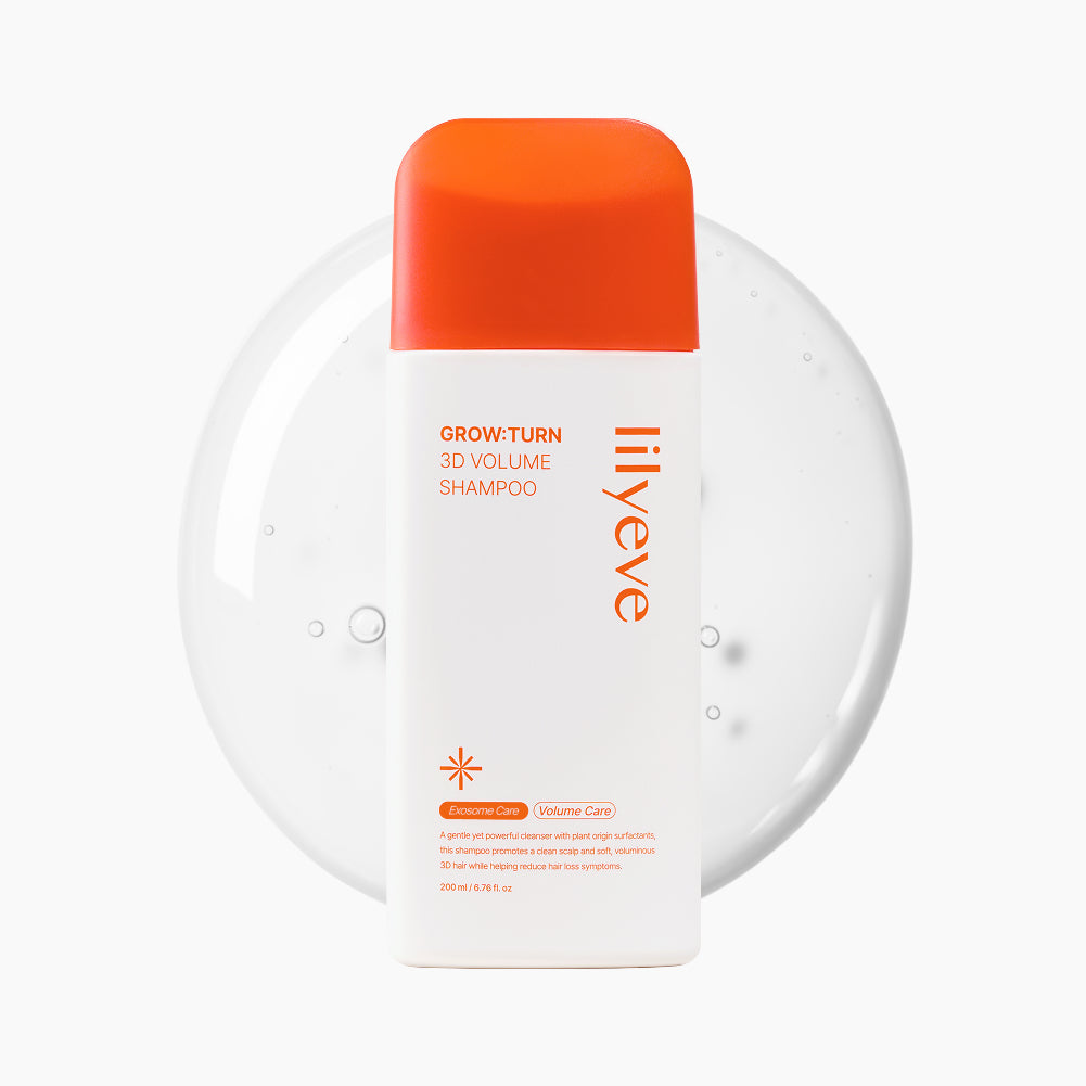 lilyeve lilyeve Grow:Turn 3D Volume Shampoo 200ml - daily care - front bottle shot