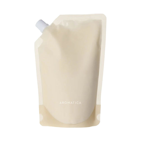 AROMATICA AROMATICA Lemongrass Body Lotion Refill 500ml - hydrating - front bottle shot