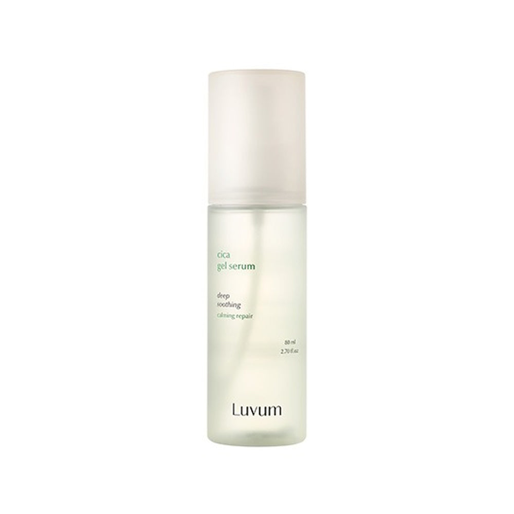 Luvum Luvum Calming Repair Cica Gel Serum 80ml - hydrating - front bottle shot