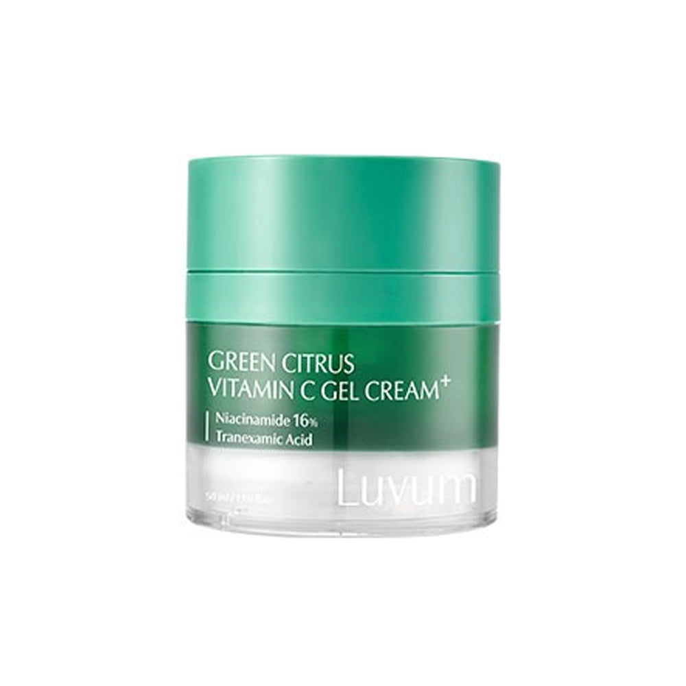 Luvum Luvum Green Citrus Vitamin C Gel Cream Plus 50ml - hydrating - front bottle shot