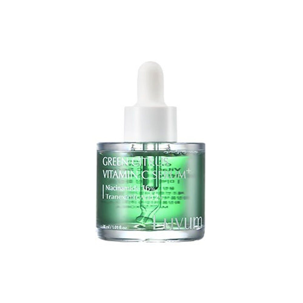 Luvum Luvum Green Citrus Vitamin C Serum Plus 30ml - brightening - front bottle shot