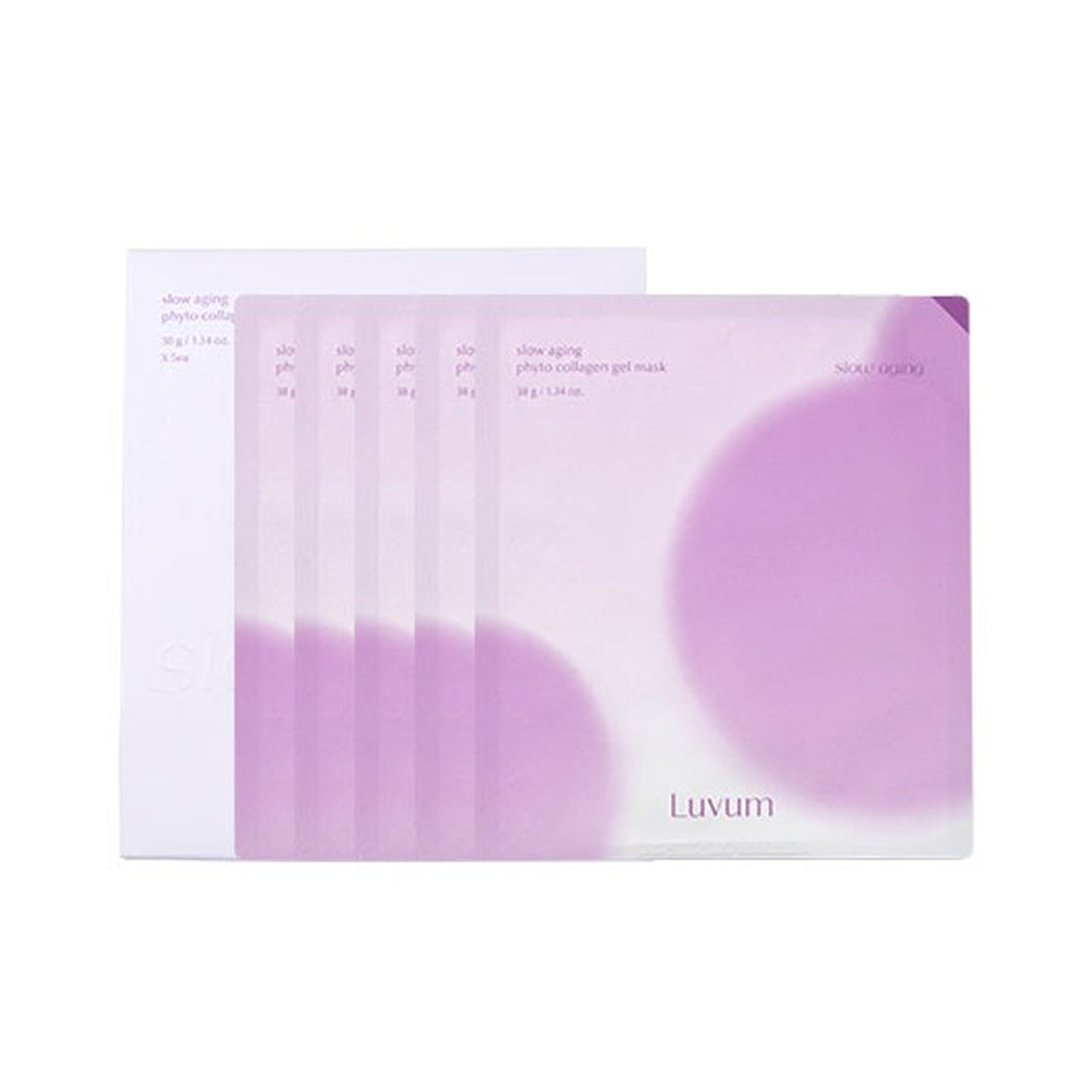 Luvum Luvum Slow Aging Phyto Collagen Gel Mask 5ea - anti-aging - front bottle shot