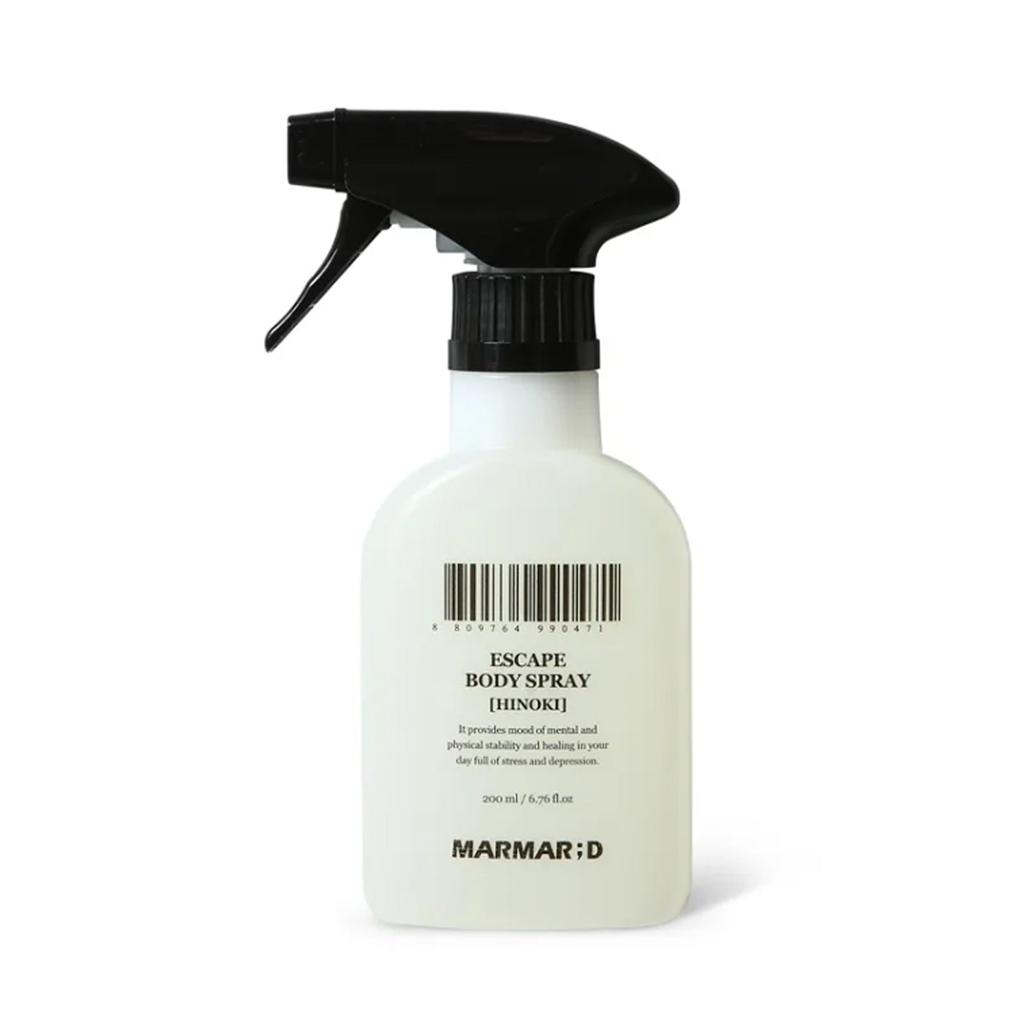 MARMAR;D MARMAR;D Escape Body Spray 200ml – Hinoki - hydrating - front bottle shot