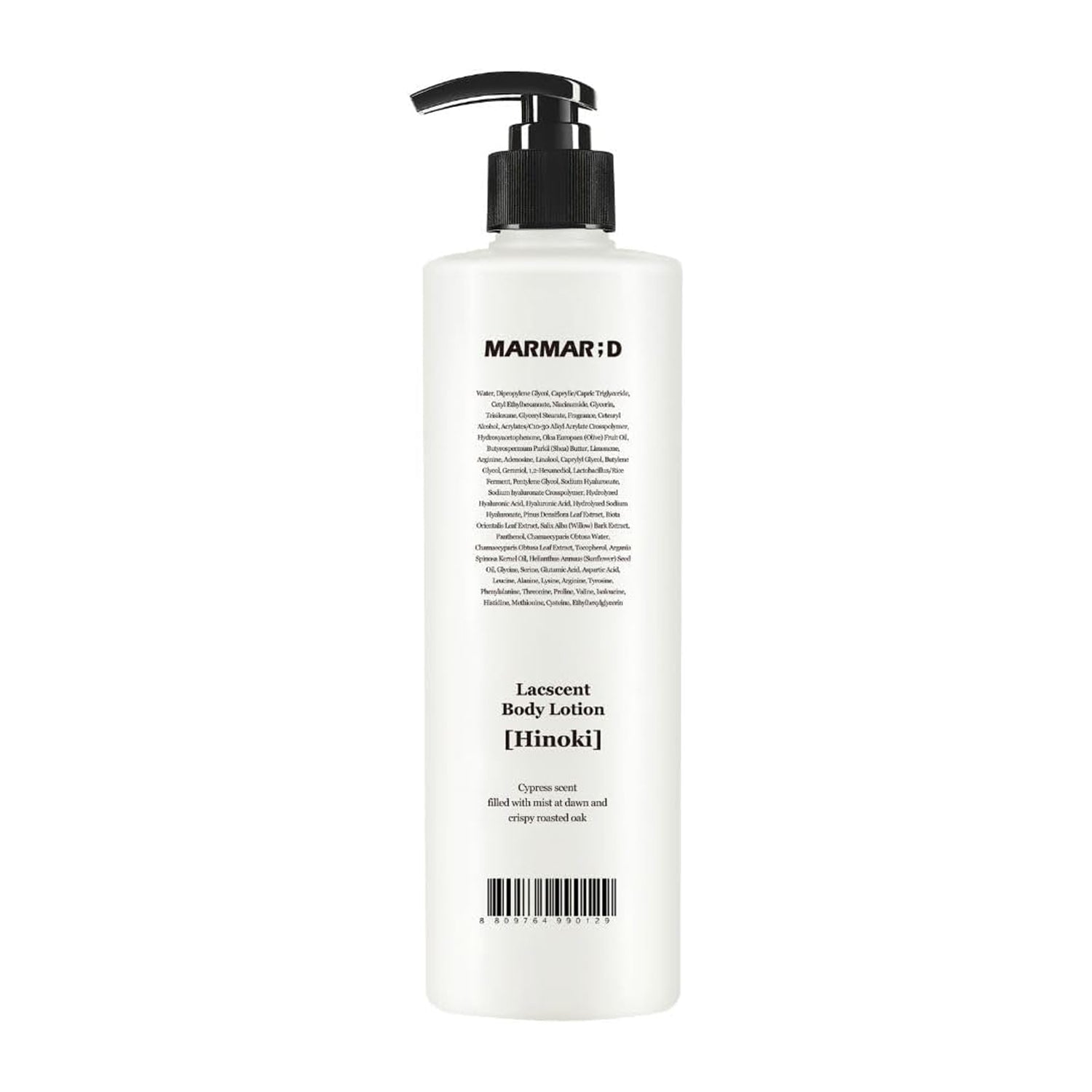 MARMAR;D MARMAR;D Lacscent Body Lotion 488ml – Hinoki - anti-aging - front bottle shot