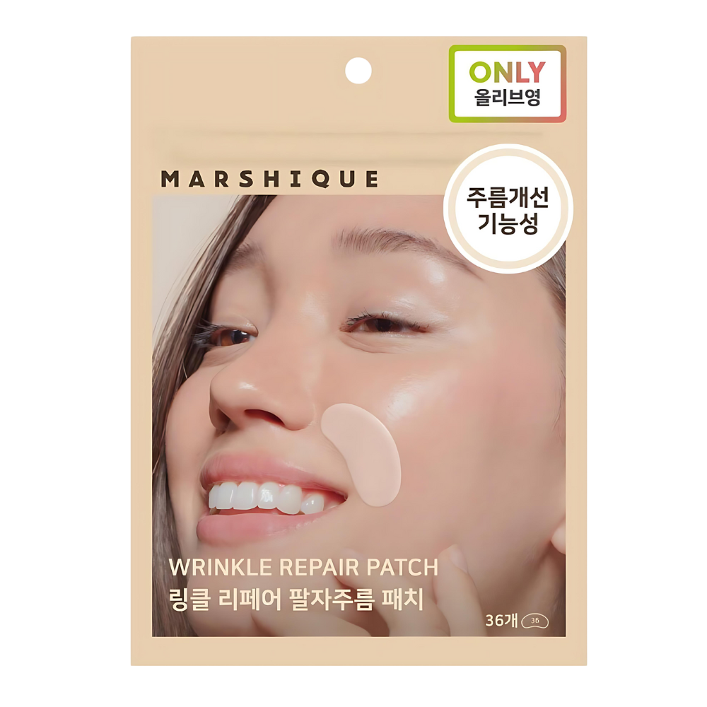 MARSHIQUE MARSHIQUE Wrinkle Repair Patch For Nasolabial Folds 36P - hydrating - front bottle shot