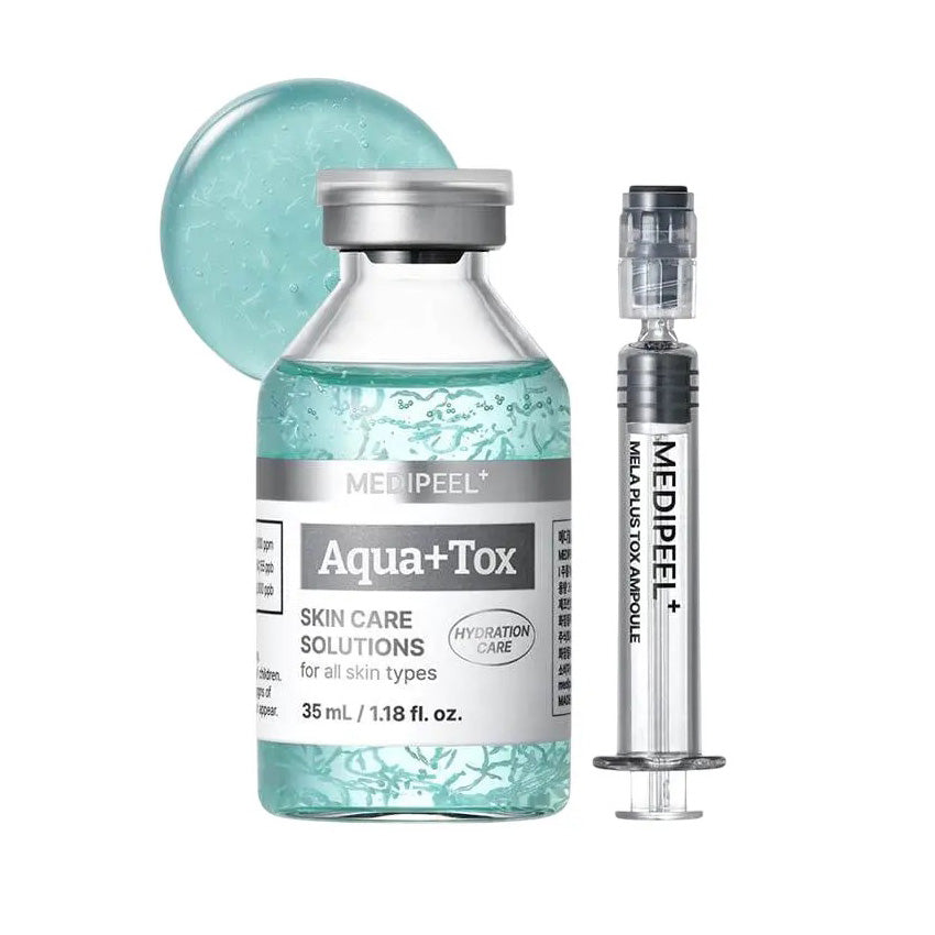 MEDI-PEEL MEDI-PEEL Aqua Plus Tox Ampoule 35ml - hydrating - front bottle shot
