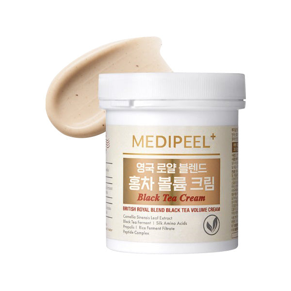 MEDI-PEEL MEDI-PEEL British Royal Blend Black Tea Volume Cream 110g - hydrating - front bottle shot