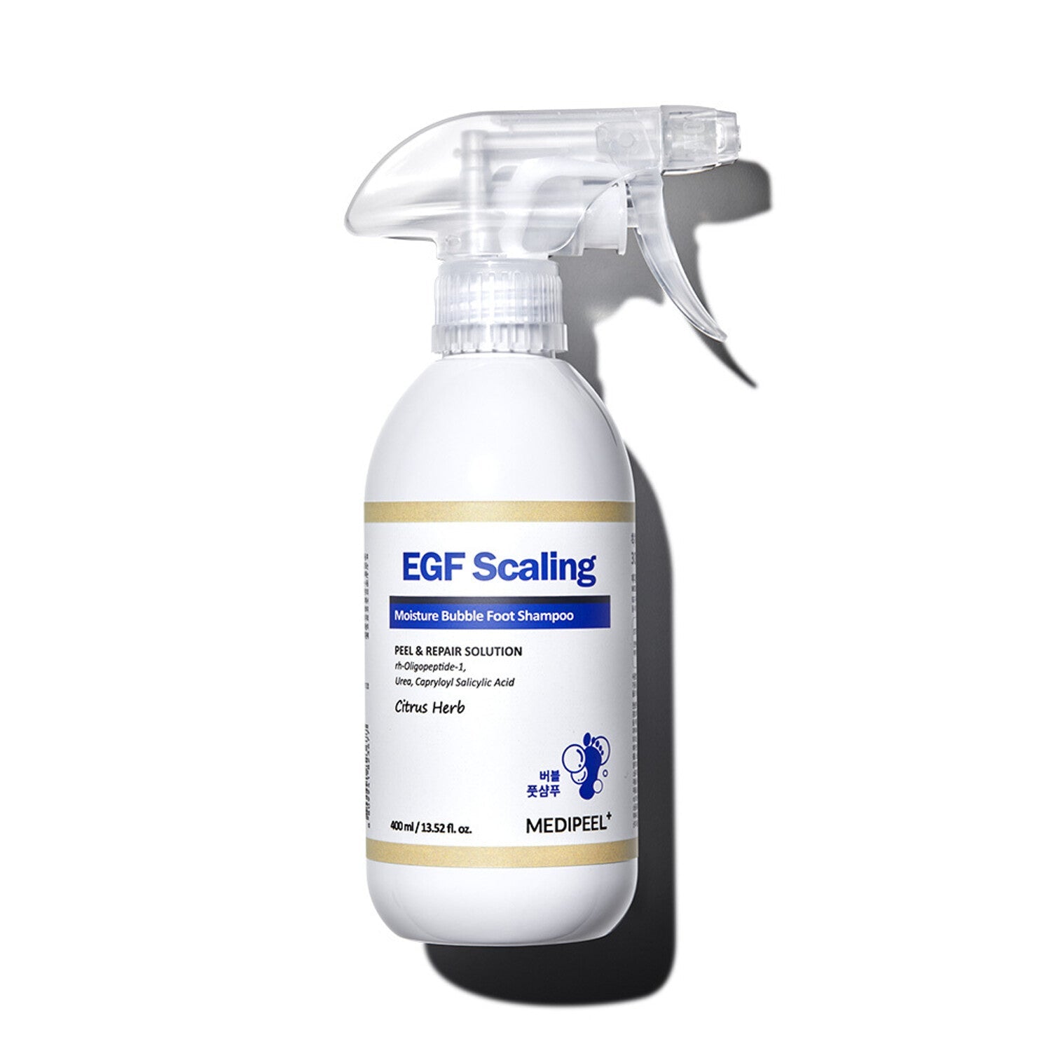 MEDI-PEEL MEDI-PEEL EGF Scaling Moisture Bubble Foot Shampoo 400ml - hydrating - front bottle shot