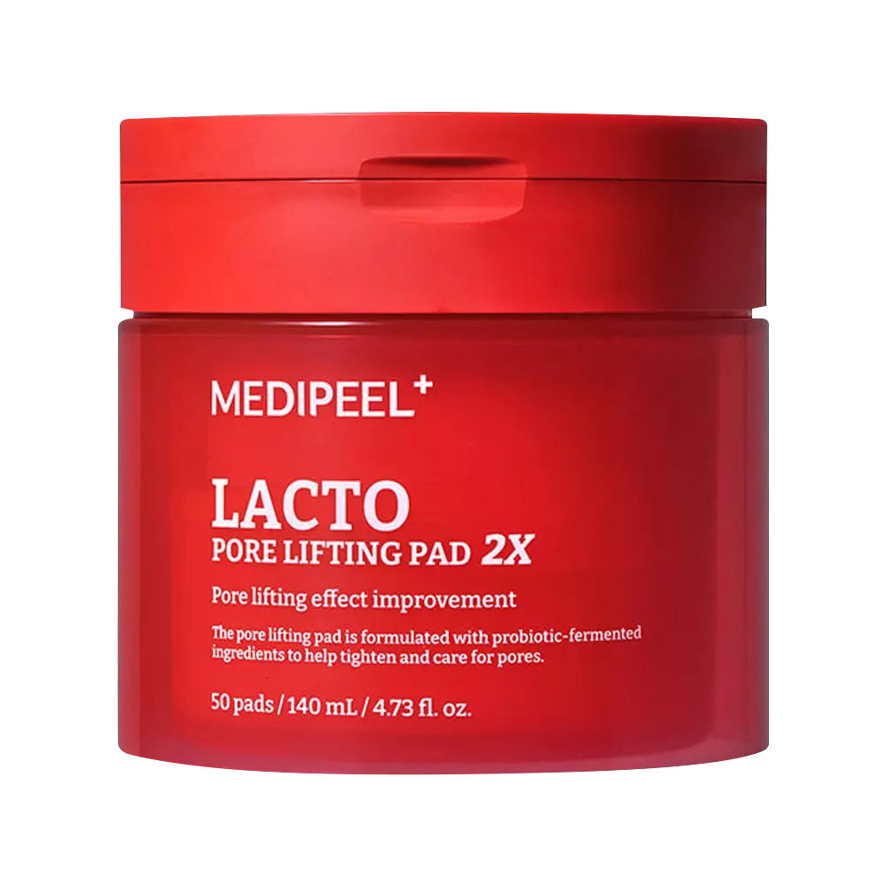 MEDI-PEEL MEDI-PEEL Lacto Pore Lifting Pad 2X 140ml 50ea - hydrating - front bottle shot