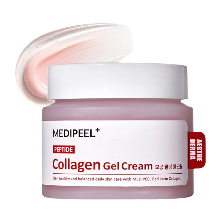 MEDI-PEEL MEDI-PEEL Red Lacto Collagen Hydro Gel Cream 80ml - hydrating - front bottle shot