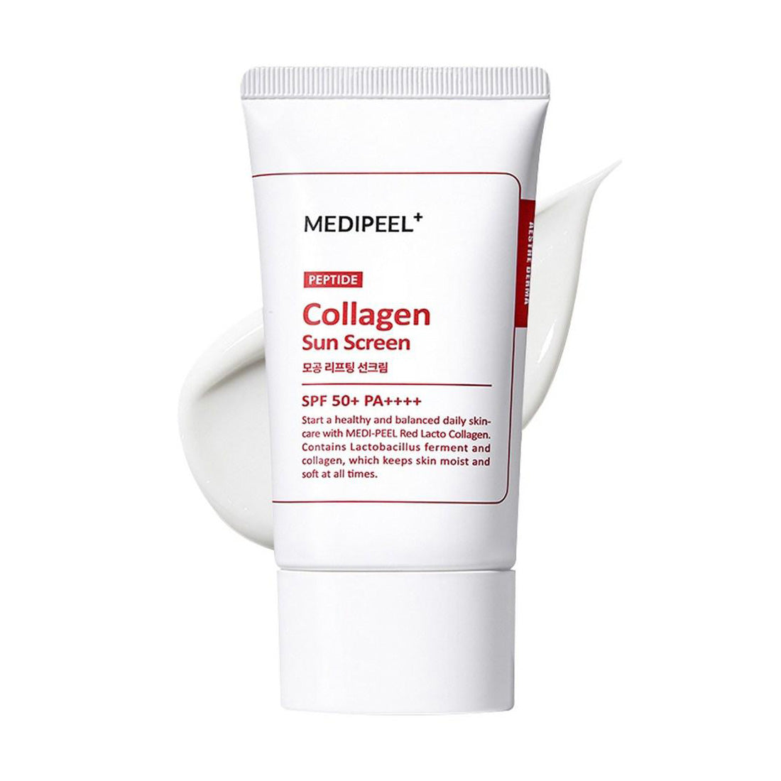 MEDI-PEEL MEDI-PEEL Red Lacto Collagen Pore Lifting Sun Cream SPF50+ PA++++ 50g - anti-aging - front bottle shot