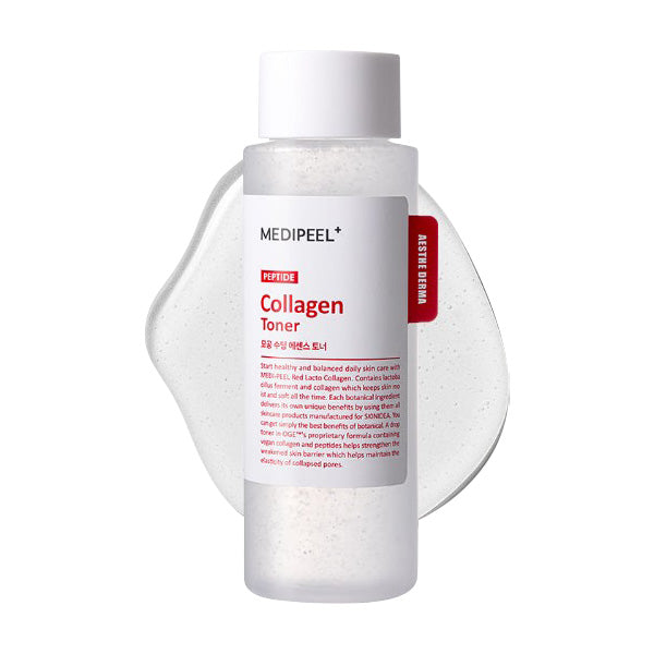 MEDI-PEEL MEDI-PEEL Red Lacto Collagen Soothing Essence Toner 200ml - hydrating - front bottle shot