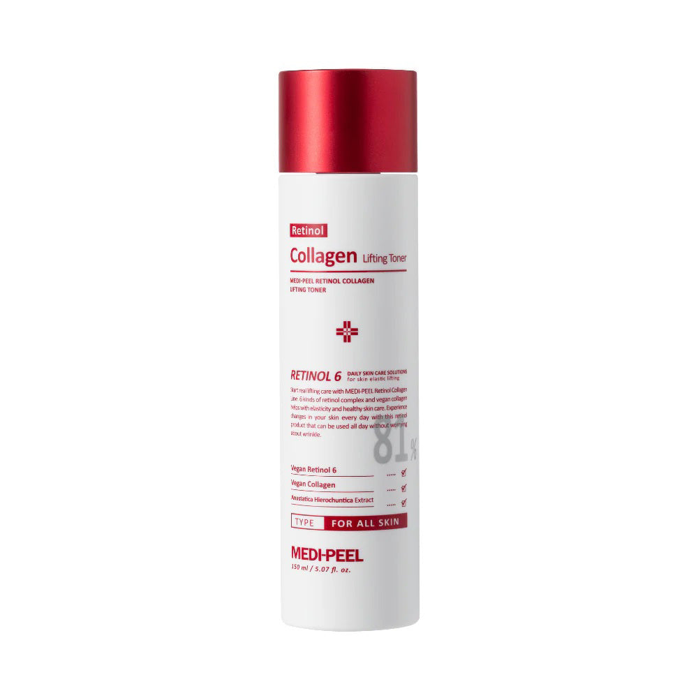 MEDI-PEEL MEDI-PEEL Retinol Collagen Lifting Toner 150ml - soothing - front bottle shot