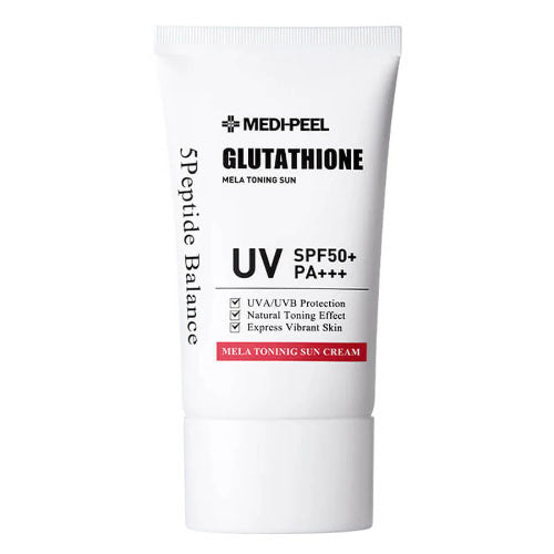 MEDI-PEEL MEDI-PEEL Bio-Intense Glutathione White Mela Toning Sun Cream 50g - brightening - front bottle shot