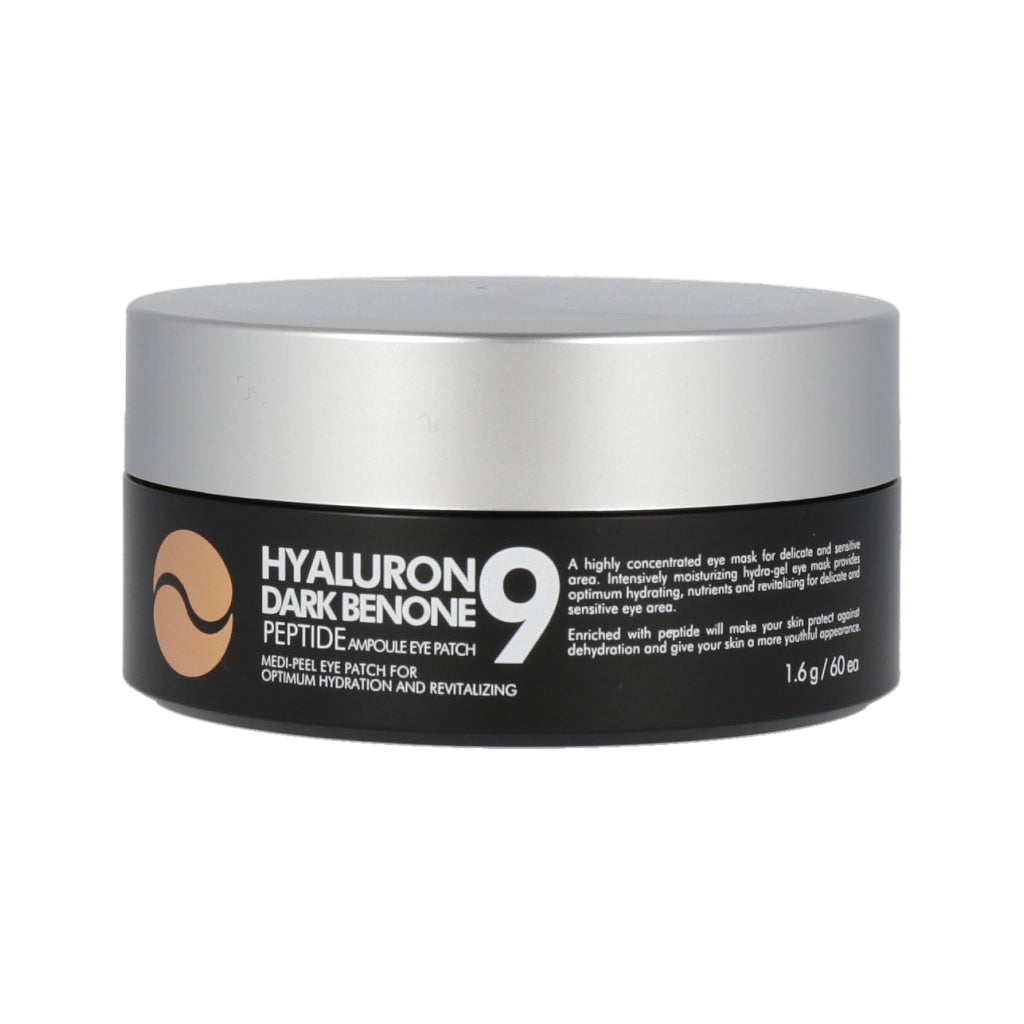MEDI-PEEL MEDI-PEEL Hyaluron Dark Benone Peptide-9 Ampoule Eye Patch 1.6g x 60 Pads - brightening - front bottle shot