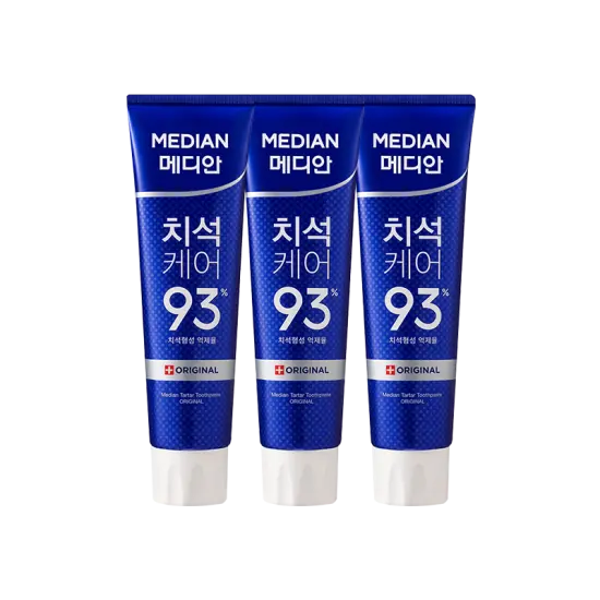 MEDIAN MEDIAN Tartar Toothpaste Original 120g x 3ea - hydrating - front bottle shot