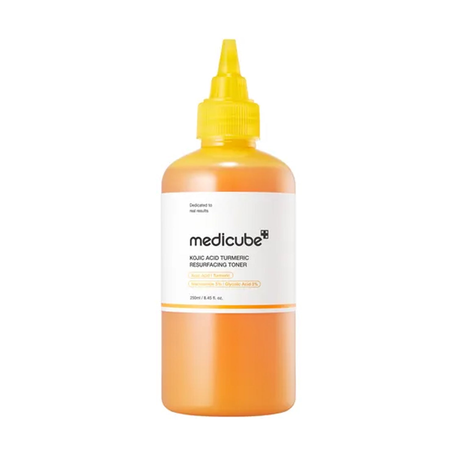 MEDICUBE MEDICUBE Kojic Acid Turmeric Resurfacing Toner 250ml - soothing - front bottle shot