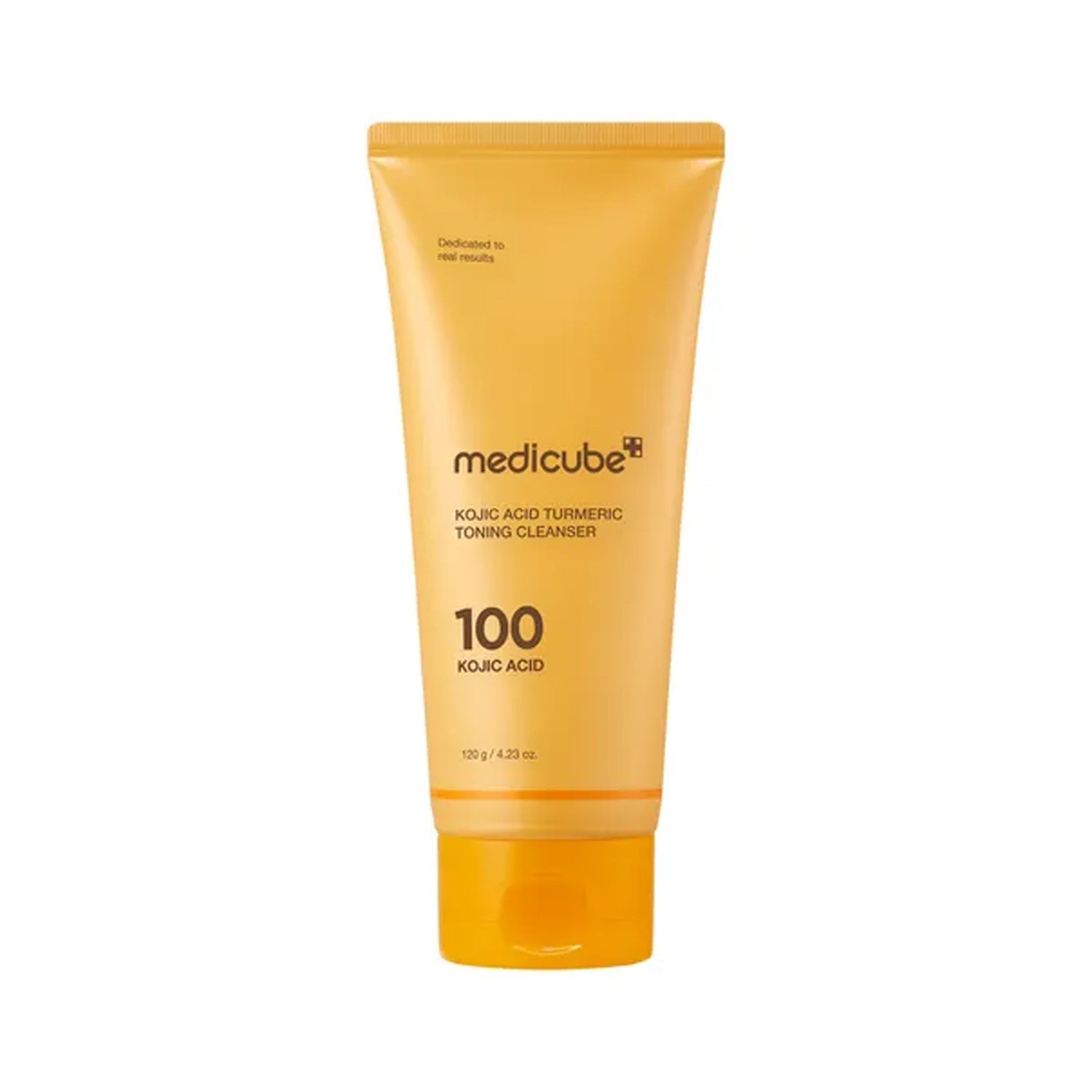 MEDICUBE MEDICUBE Kojic Acid Turmeric Toning Cleanser 120g - hydrating - front bottle shot