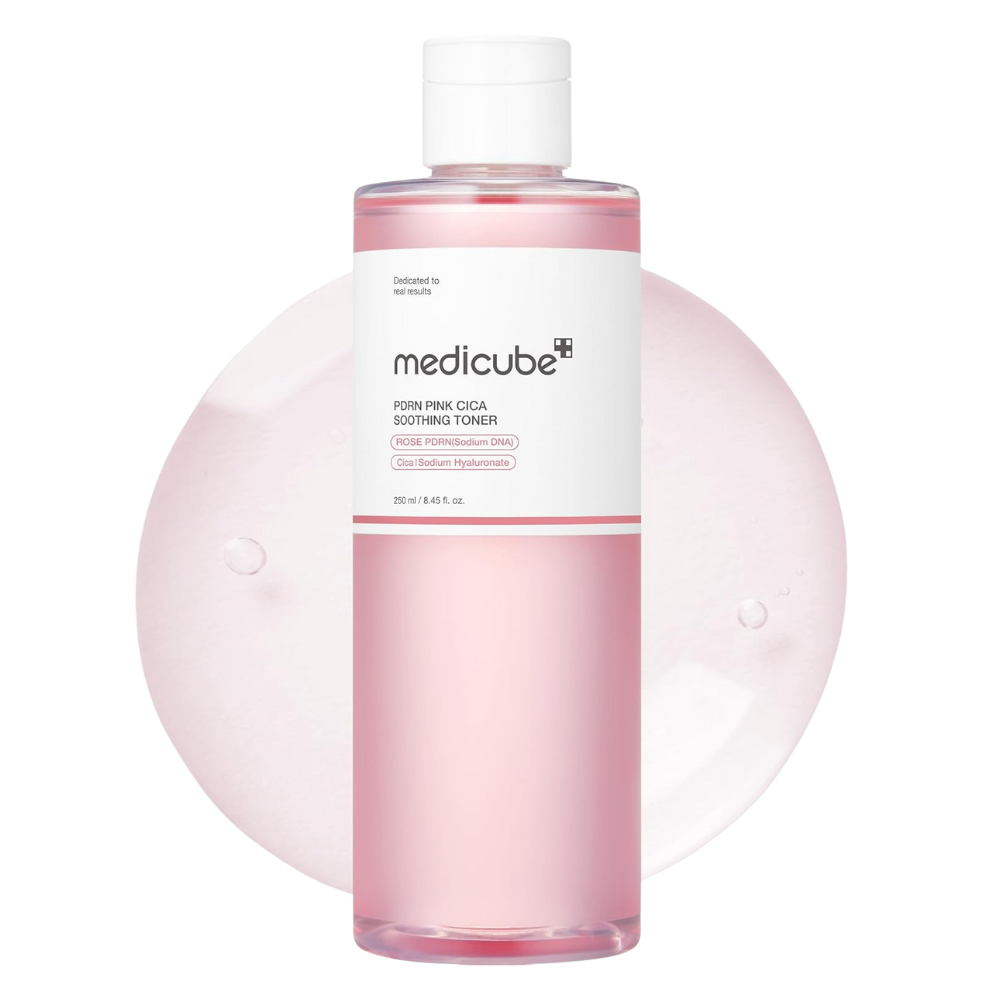 MEDICUBE MEDICUBE PDRN Pink Cica Soothing Toner 250ml - soothing - front bottle shot