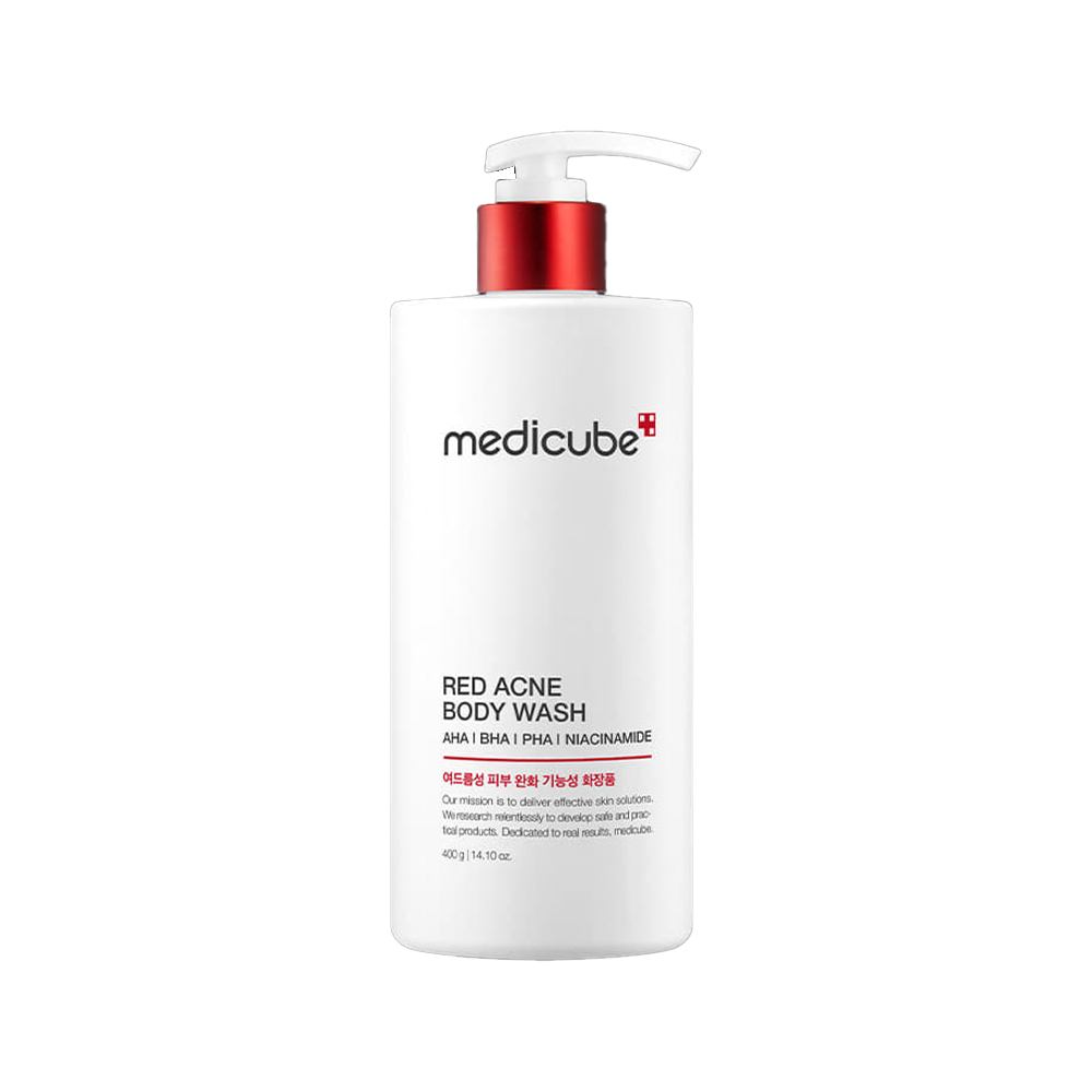 MEDICUBE MEDICUBE Red Acne Body Wash 2.0 400g - acne care - front bottle shot
