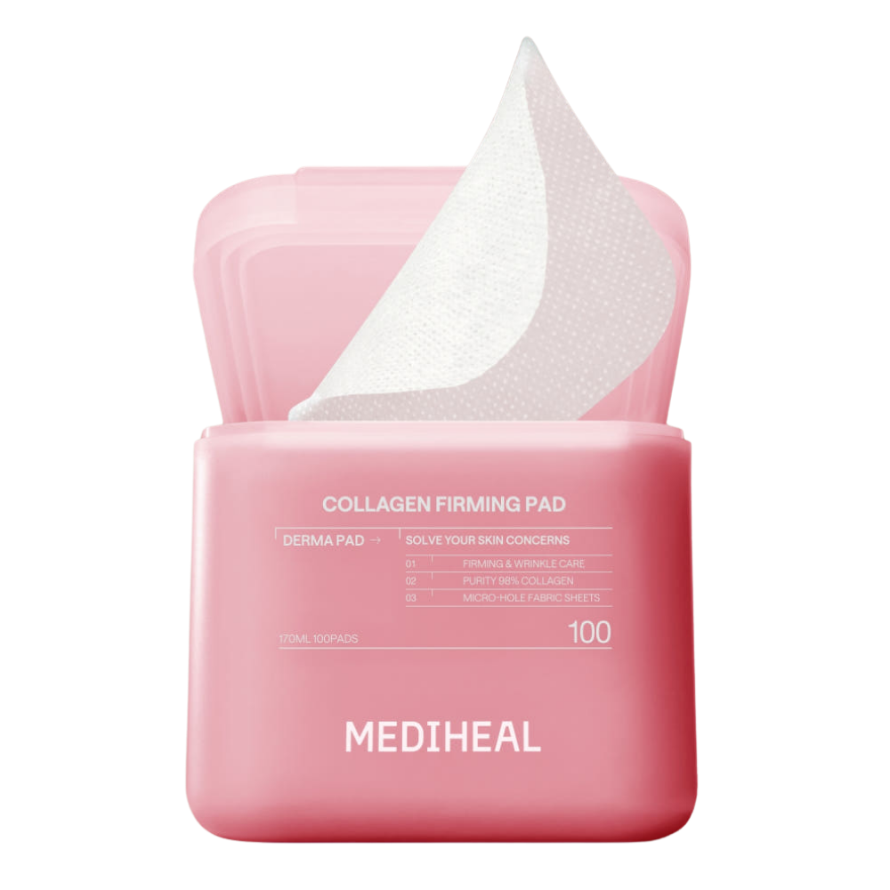 MEDIHEAL MEDIHEAL Collagen Ampoule Pad 100 Pads - anti-aging - front bottle shot