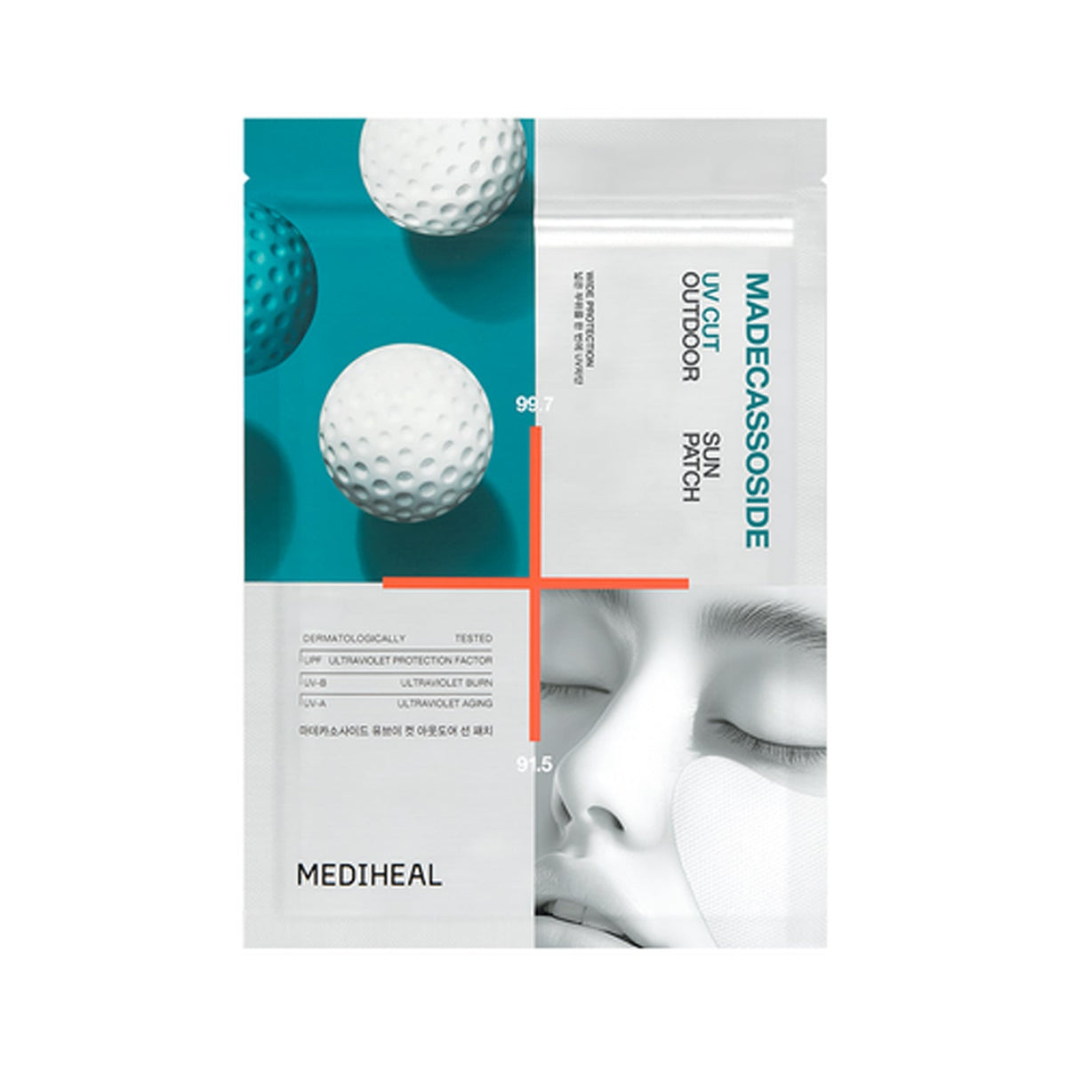 MEDIHEAL MEDIHEAL Madecassoside UV Cut Outdoor Sun Patch [Wide Protection] - hydrating - front bottle shot