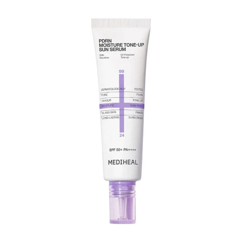 MEDIHEAL MEDIHEAL PDRN Tone-Up Sun Serum SPF50+ PA++++ 50ml - brightening - front bottle shot