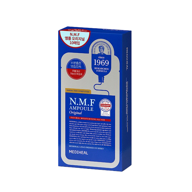 MEDIHEAL MEDIHEAL THE N.M.F Ampoule Mask Original 10ea - hydrating - front bottle shot