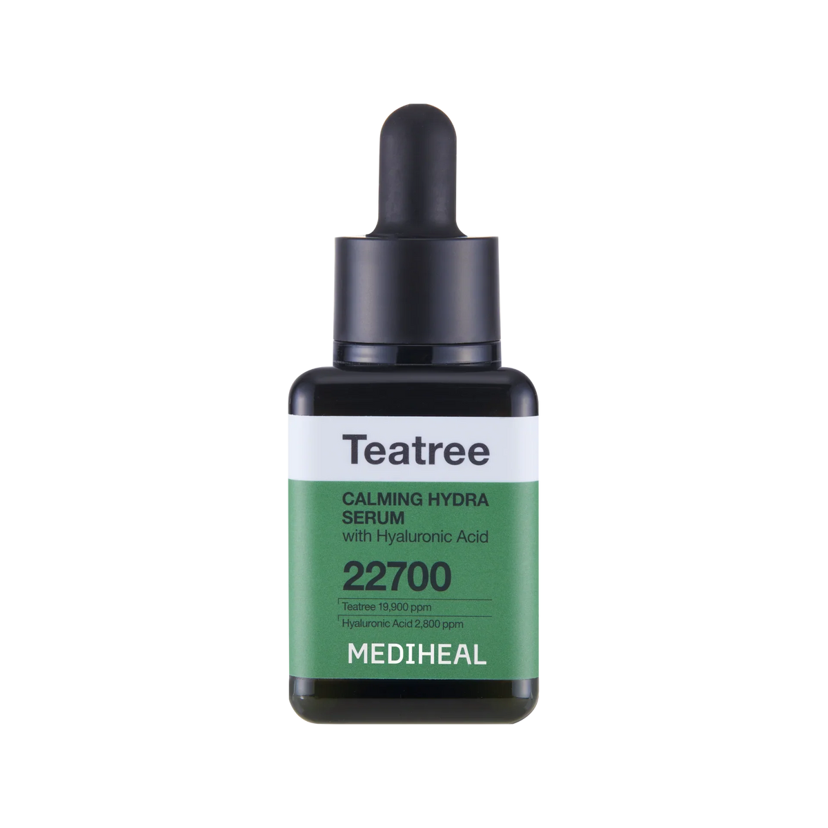MEDIHEAL MEDIHEAL Tea Tree Calming Hydra Serum with Hyaluronic Acid 40ml - hydrating - front bottle shot