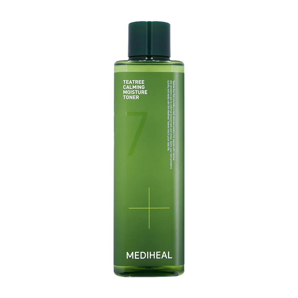 MEDIHEAL MEDIHEAL Tea Tree Calming Moisture Toner 350ml - hydrating - front bottle shot