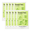 MISSHA MISSHA Airy Close-Fitting Green Tea Sheet Mask 19g 20ea - soothing - front bottle shot