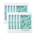 MISSHA MISSHA Airy Close-fitting Tea Tree Sheet Mask 19g 20ea - soothing - front bottle shot