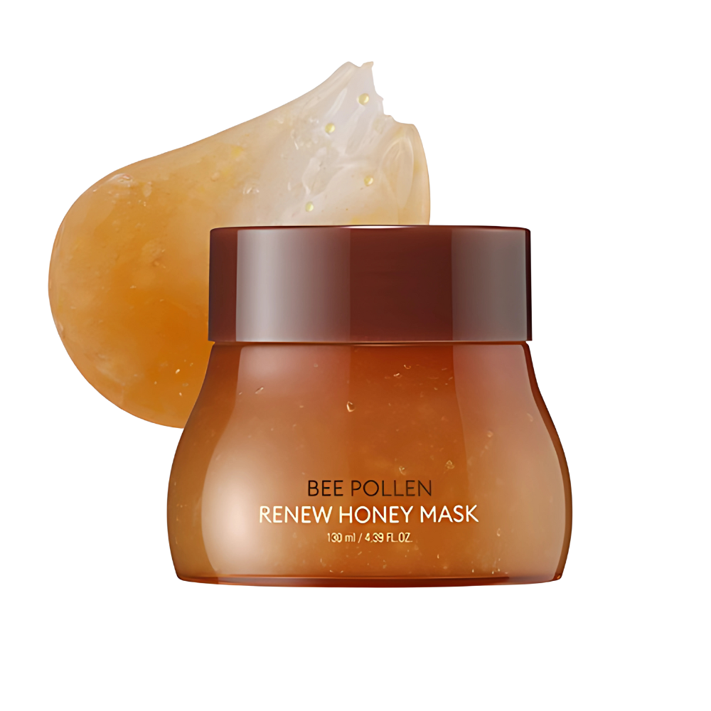 MISSHA MISSHA Bee Pollen Renew Honey Mask 130ml - hydrating - front bottle shot