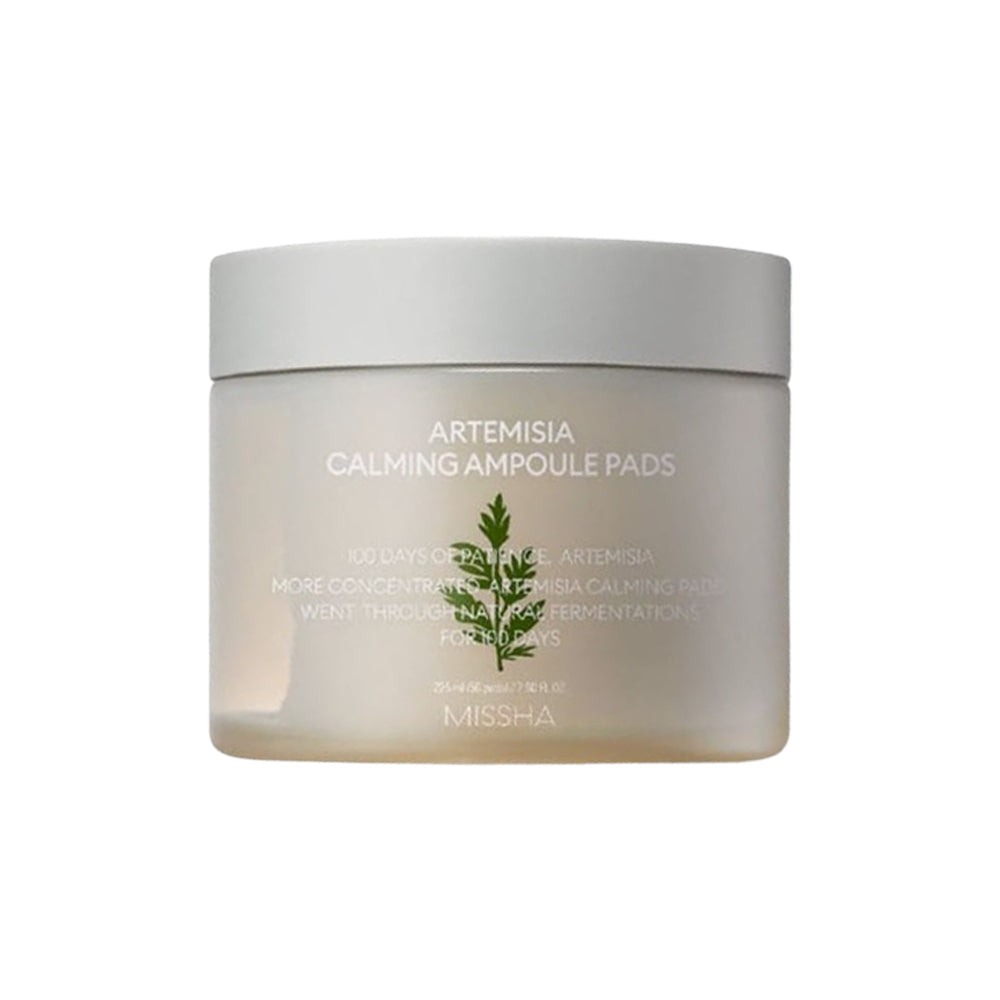 MISSHA MISSHA Time Revolution Artemisia Calming Ampoule Pads (50 Pads) - hydrating - front bottle shot