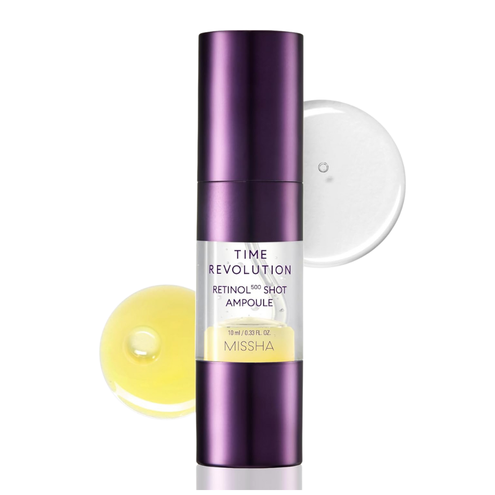 MISSHA MISSHA Time Revolution Retinol 500 Shot Ampoule 10ml - hydrating - front bottle shot