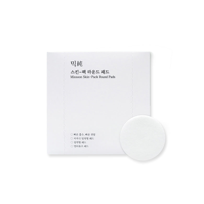 mixsoon mixsoon Skin Round Pads 240ea - daily care - front bottle shot