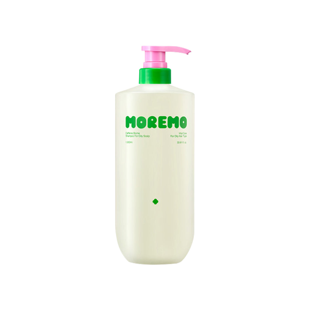 MOREMO MOREMO Caffeine Biome Shampoo For Oily Scalp 1000ml - nourishing - front bottle shot