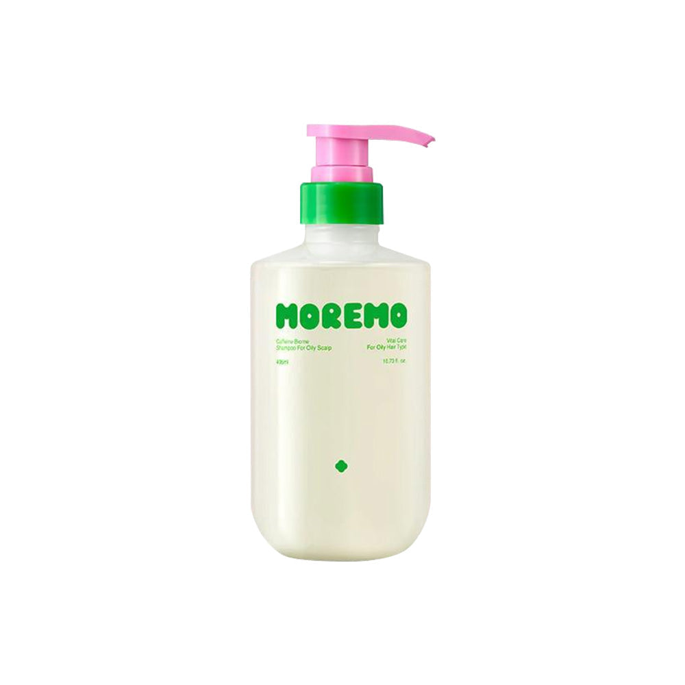 MOREMO MOREMO Caffeine Biome Shampoo For Oily Scalp 500ml - nourishing - front bottle shot