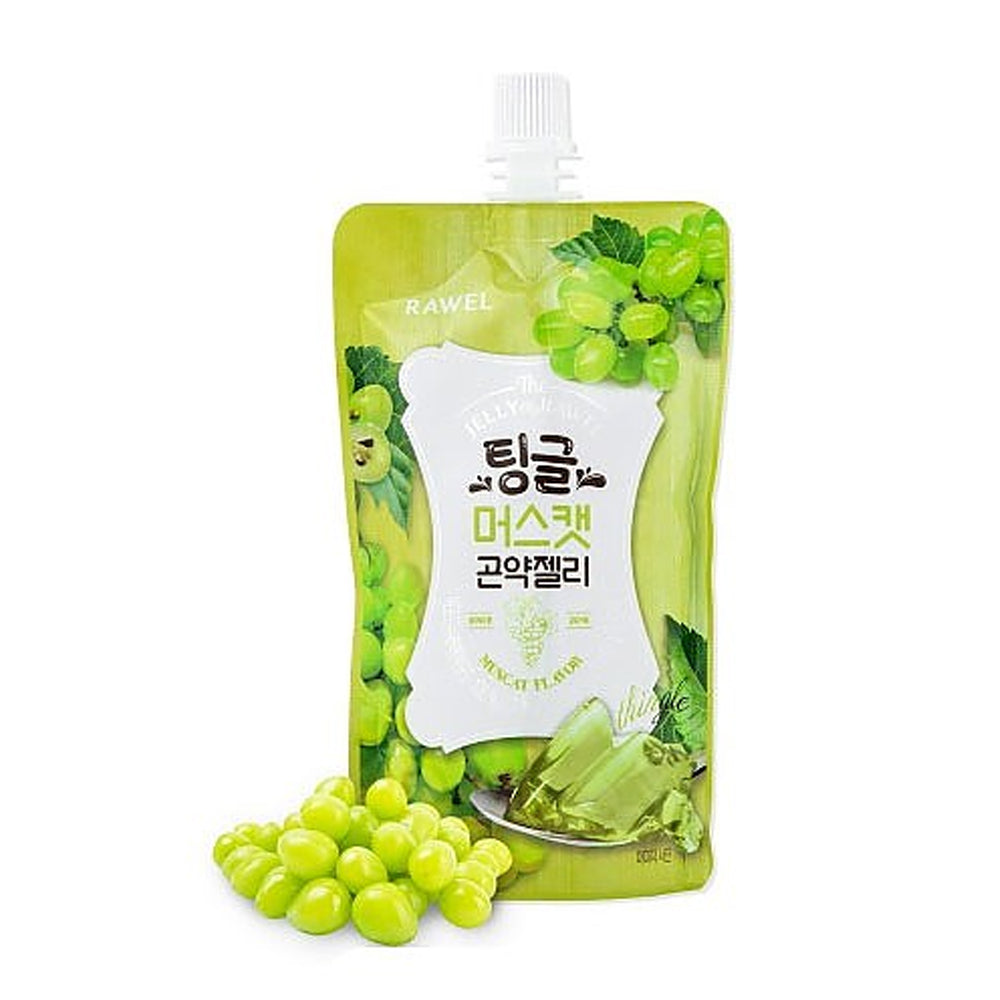 RAWEL RAWEL Konjac Jelly Muscat 10ea*130g - daily care - front bottle shot