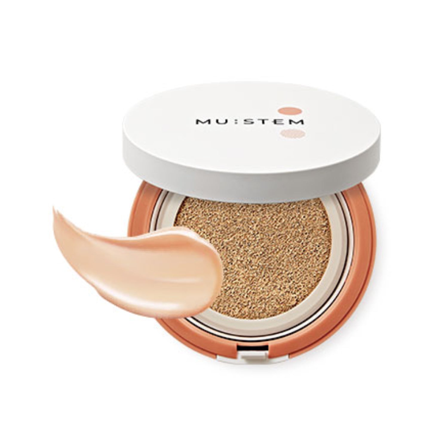 MU:STEM MU:STEM Skin Fit Glow Cushion SPF50+ PA++++ 15g - soothing - front bottle shot