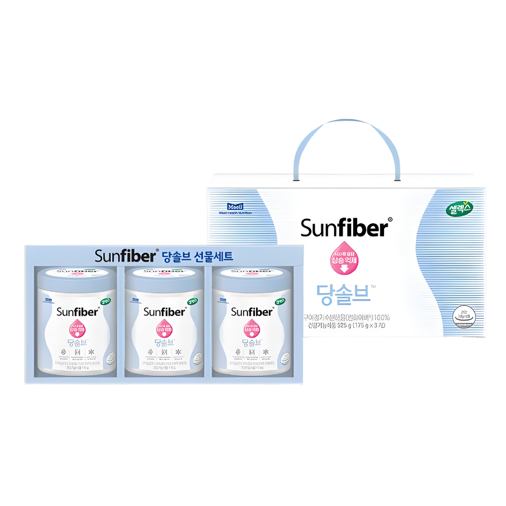 Maeil Health Nutrition Maeil Health Nutrition [Gift Set] Sunfiber Dang-Solve Blood Sugar Care Set (175g x 3 Tins) -