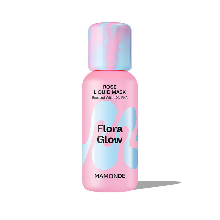 Mamonde Mamonde Flora Glow Rose Liquid Mask 80ml - hydrating - front bottle shot
