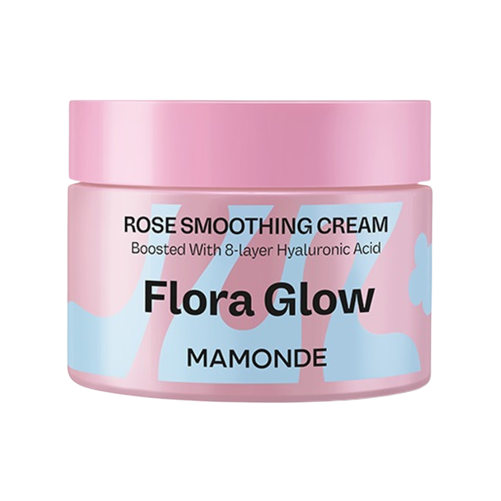 Mamonde Mamonde Flora Glow Rose Smoothing Cream 50ml - hydrating - front bottle shot
