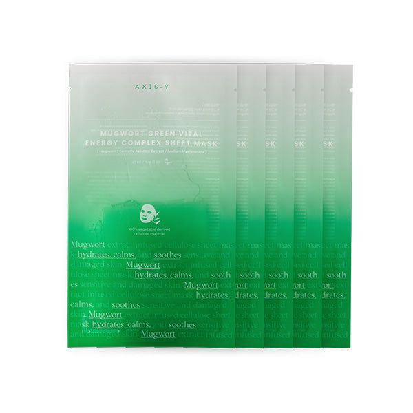 AXIS-Y AXIS-Y Green Vital Energy Complex Mask 5ea - hydrating - front bottle shot