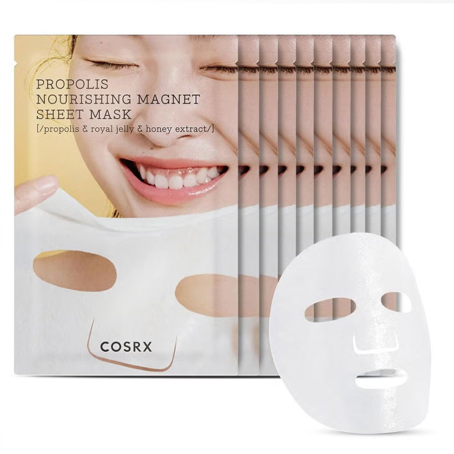 COSRX COSRX Full Fit Propolis Nourishing Magnet Nourishing Radiance Sheet Mask 25ml *10ea - soothing - front bottle shot